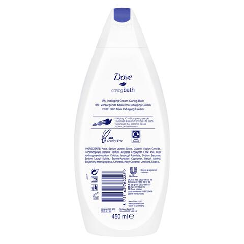Dove Caring Bath Indulging Cream Badcrème 450 ML