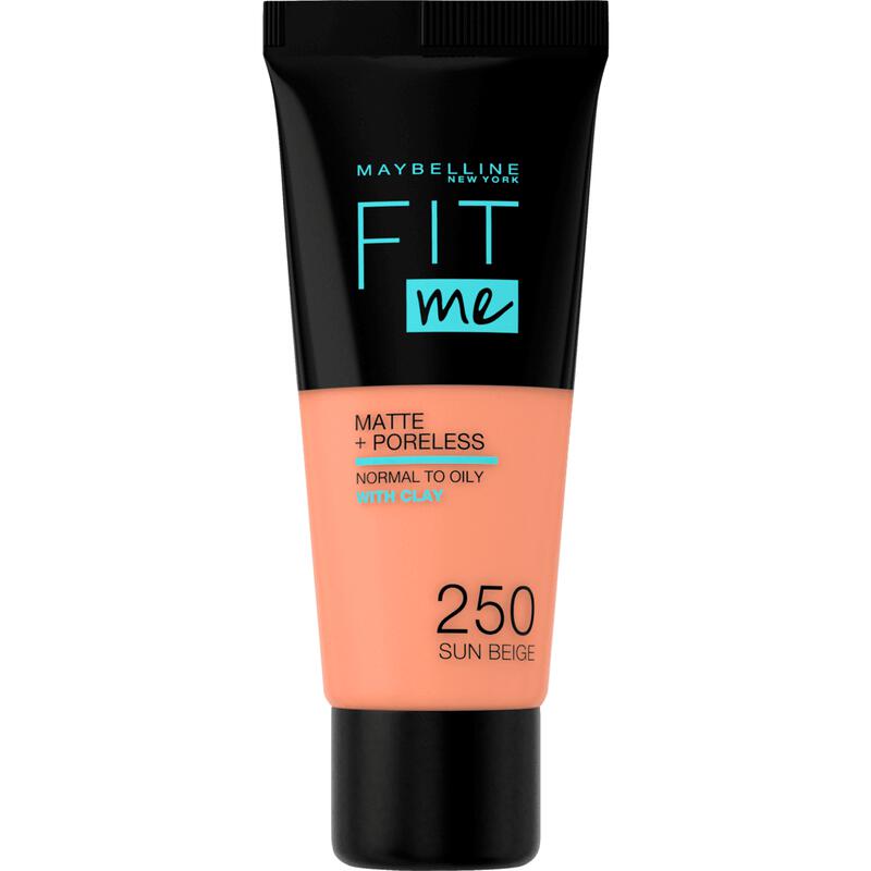 Maybelline New York Fit Me Matte + Poreless Foundation 250 Sun Beige 30 ML