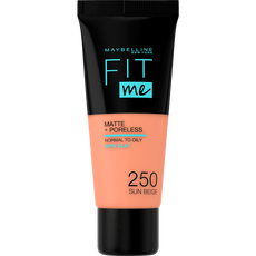 Maybelline New York Fit Me Matte + Poreless Foundation 250 Sun Beige 30 ML