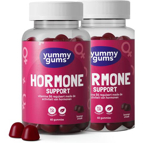 Yummygums Hormone Support gummies - suikervrij - 60 stuks