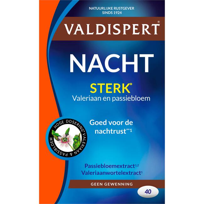 Valdispert Nacht Sterk 40 tabletten