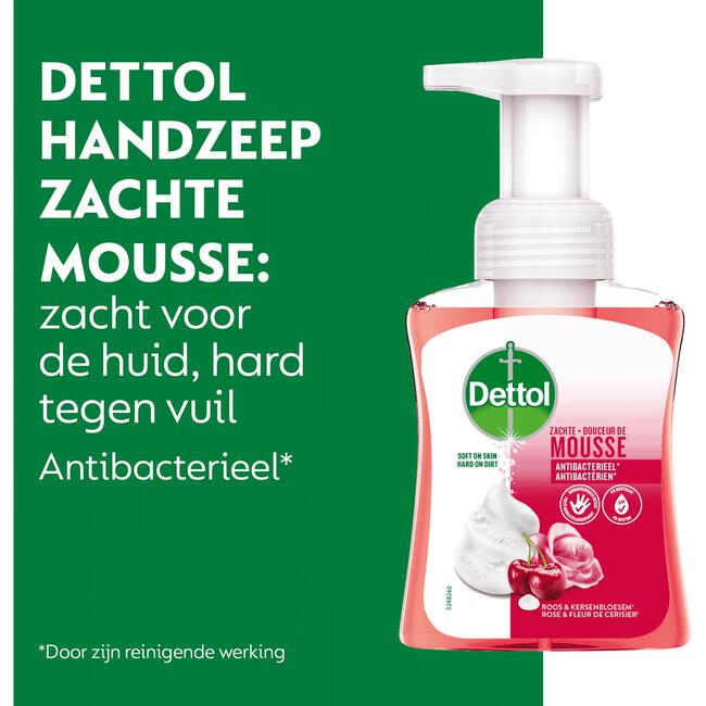 Dettol Foam Rose Cherry Handzeep 250 ML