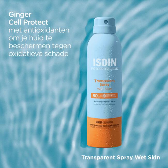 ISDIN Fotoprotection Transparant Spray Wet Skin SPF30 - 250ML