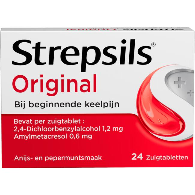 Strepsils zuigtabletten normaal 24 stuks
