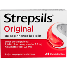 Strepsils zuigtabletten normaal 24 stuks