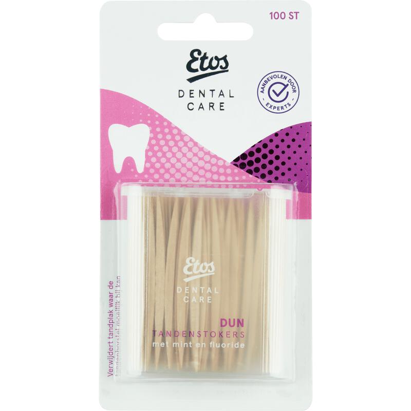 Etos Houten Tandenstokers Dun 100 stuks