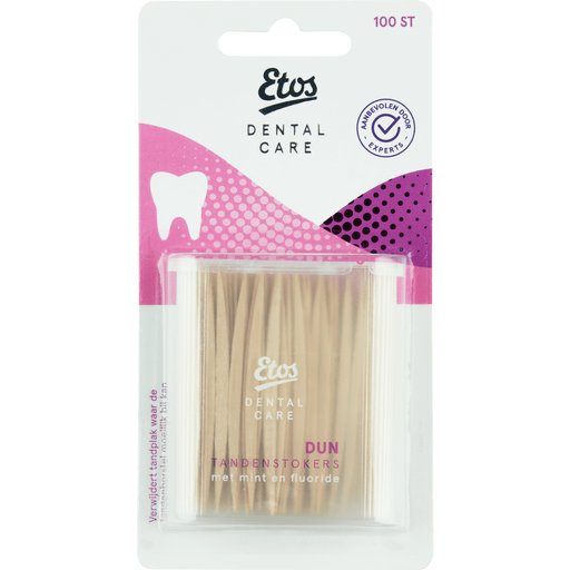 Etos Houten Tandenstokers Dun 100 stuks