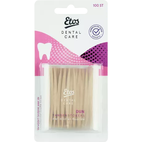 Etos Houten Tandenstokers Dun 100 stuks