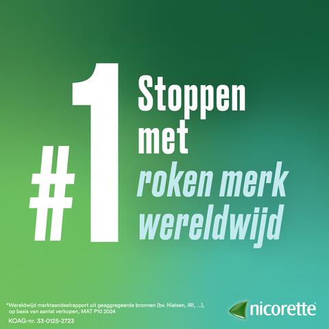 Nicorette Freshmint Suikervrij Zuigtabletten 4 MG Nicotine 80 Stuks