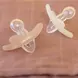 Difrax Fopspeen Natural Siliconen 0-6M Blossom/White 2 stuks