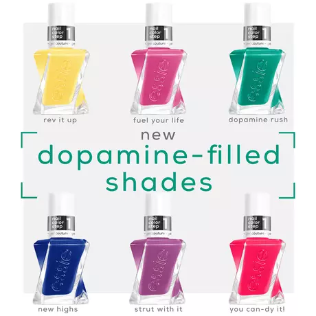 Gel by essie Nagellak Dopamine Rush 557 Groen 13,5 ML