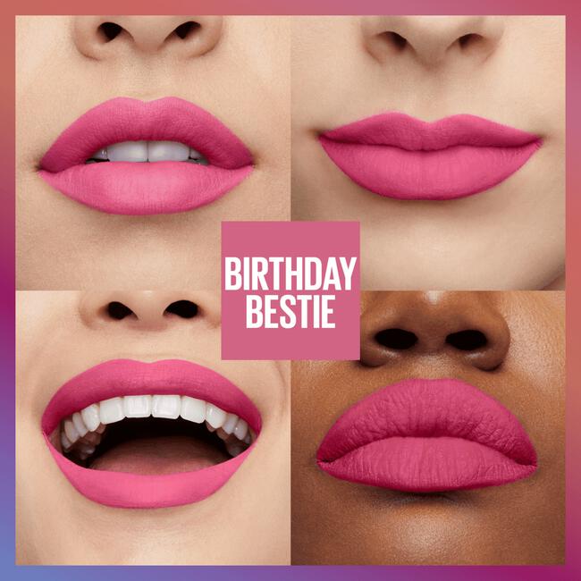 Maybelline New York SuperStay Matte Ink Lippenstift 395 Birthday Bestie