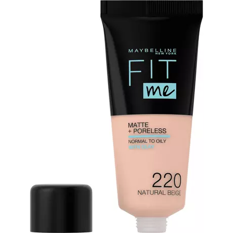 Maybelline New York Fit Me Matte+Poreless Foundation 220 Natural Beige 30 ML