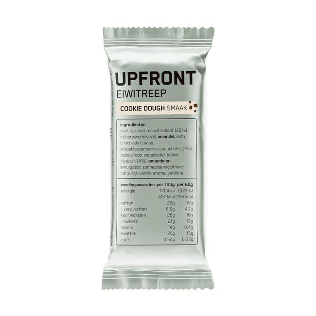 Upfront Eiwitreep Cookie Dough 60 GR 