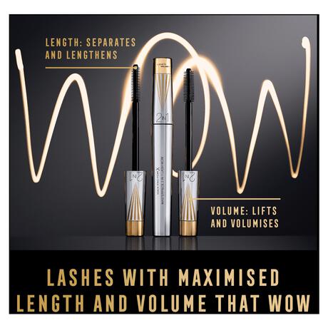 Max Factor Masterpiece 2In1 Lash Wow Mascara 02 Black Brown