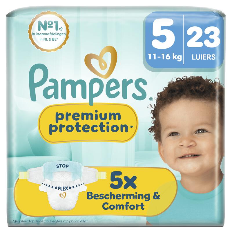 Pampers Premium Protection Luiers Maat 5 11-16 kg 23 stuks