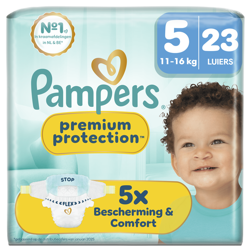 Pampers Premium Protection Luiers Maat 5 11-16 kg 23 stuks