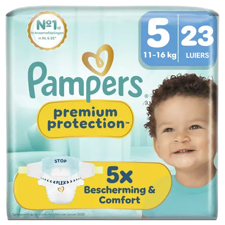 Pampers Premium Protection Luiers Maat 5 11-16 kg 23 stuks