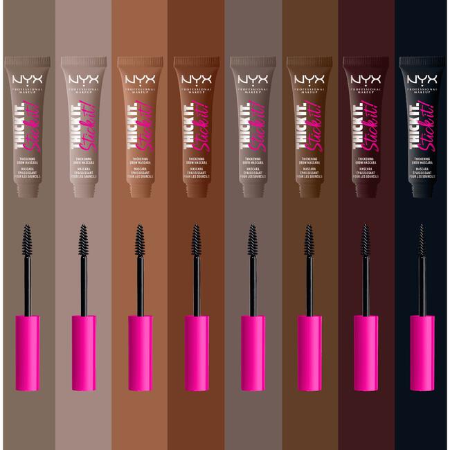 NYX Professional Makeup Thick It. Stick It! Wenkbrauwmascara 1 Taupe