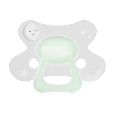 Difrax Fopspeen Natural 6+ M Glow In The Dark