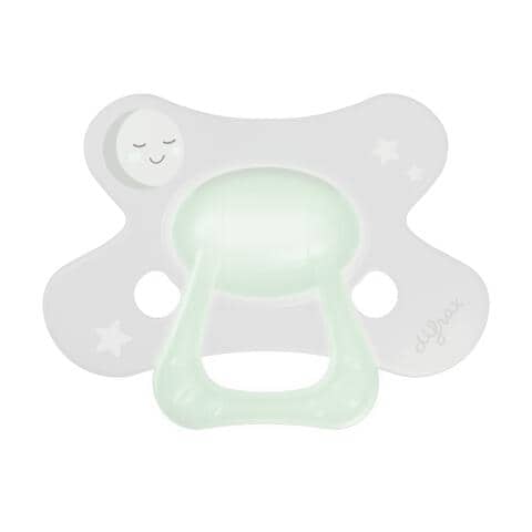 Difrax Fopspeen Natural 6+ M Glow In The Dark