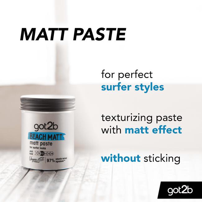 Schwarzkopf Got2b Beach Matt Paste 100 ML
