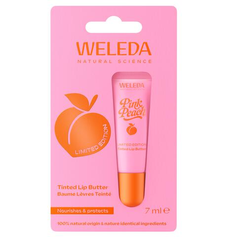 Weleda Pink Peach Tinted Lip Balm Limited Edition