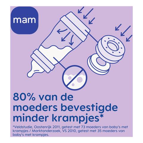 MAM Easy Start Anti-Colic Babyfles Lila 160 ML