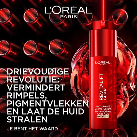 L'Oréal Paris Revitalift Laser Triple Laser Anti-Aging Crème-Serum 50 ML