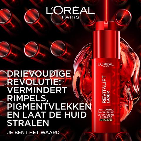 L'Oréal Paris Revitalift Laser Triple Laser Anti-Aging Crème-Serum 50 ML