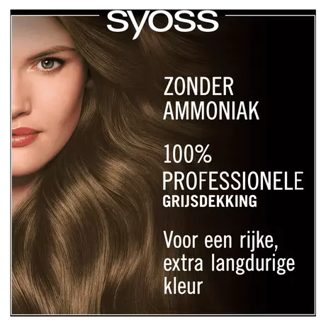 Syoss Oleo Intense Permanente Haarkleuring 6-10 Donkerblond/Blond Foncé