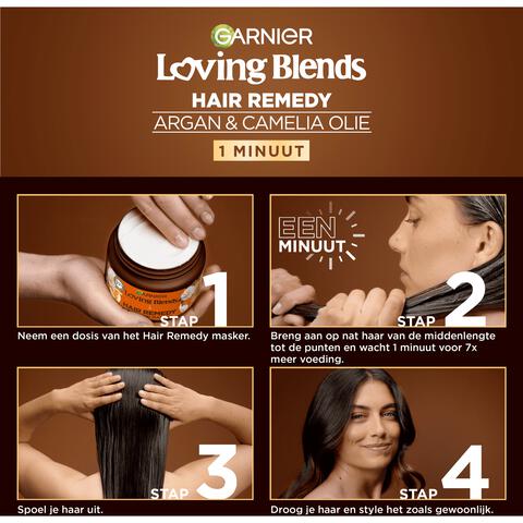 Garnier Loving Blends Argan Camelia Haarmasker 340 ML