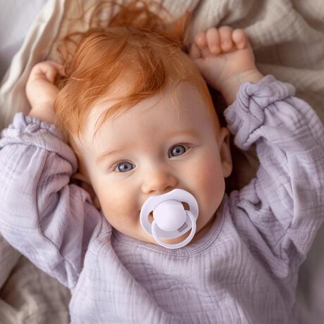 Difrax LOVI Prime Fopspeen Lilac/Violet 18+ maanden