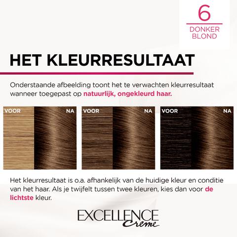 L'Oréal Paris Excellence Crème Verzorgende Crèmekleuring 6 Donkerblond