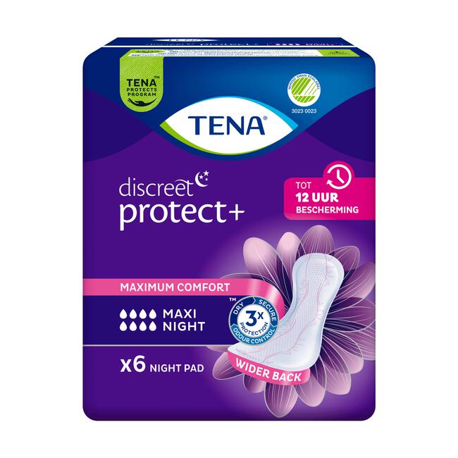 TENA Discreet Maxi Night 6 stuks
