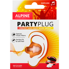 Alpine PartyPlug Transparant Herbruikbare Muziek Oordoppen 1 paar