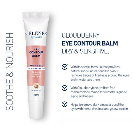Celenes by Sweden Cloudberry Eye Contour Balm 15 ML