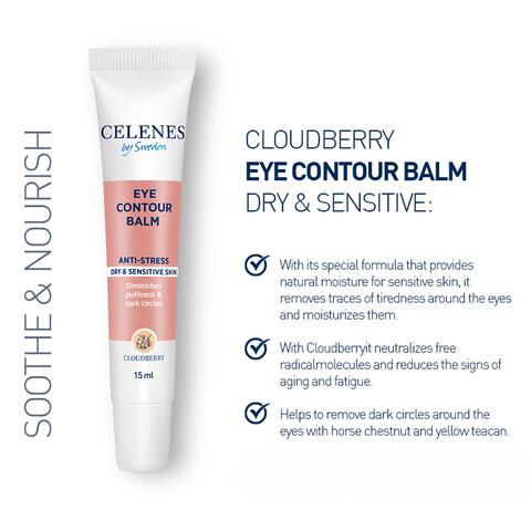 Celenes by Sweden Cloudberry Eye Contour Balm 15 ML