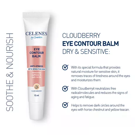 Celenes by Sweden Cloudberry Eye Contour Balm 15 ML