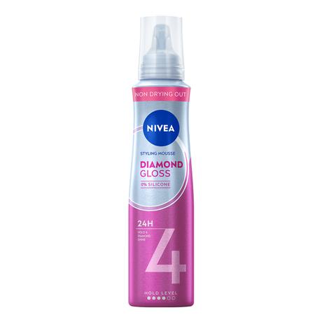 NIVEA Diamond Gloss Care Styling Mousse Extra Sterk 150 ML