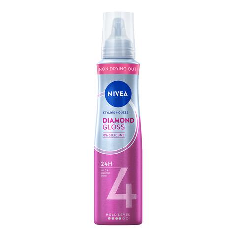 NIVEA Diamond Gloss Care Styling Mousse Extra Sterk 150 ML