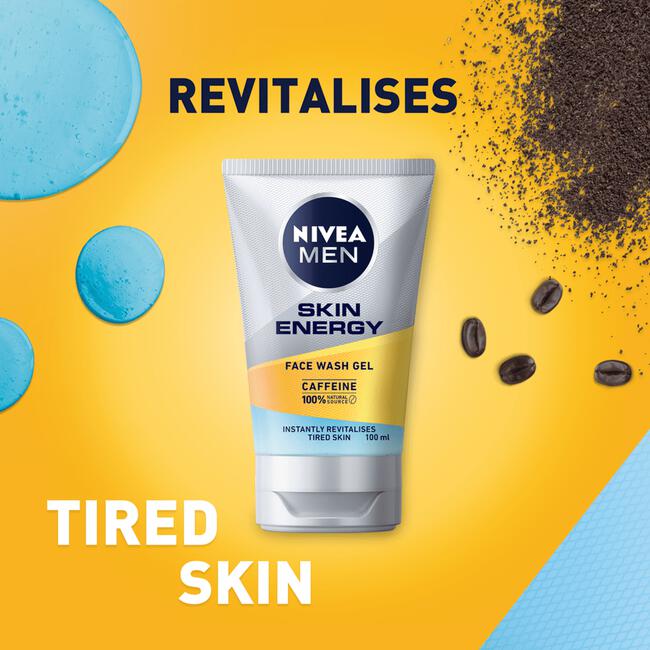 NIVEA MEN Active Energy Fresh Look Face Wash 100 ML
