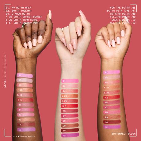NYX Professional Makeup Buttermelt Blush Butta Cherry Pop