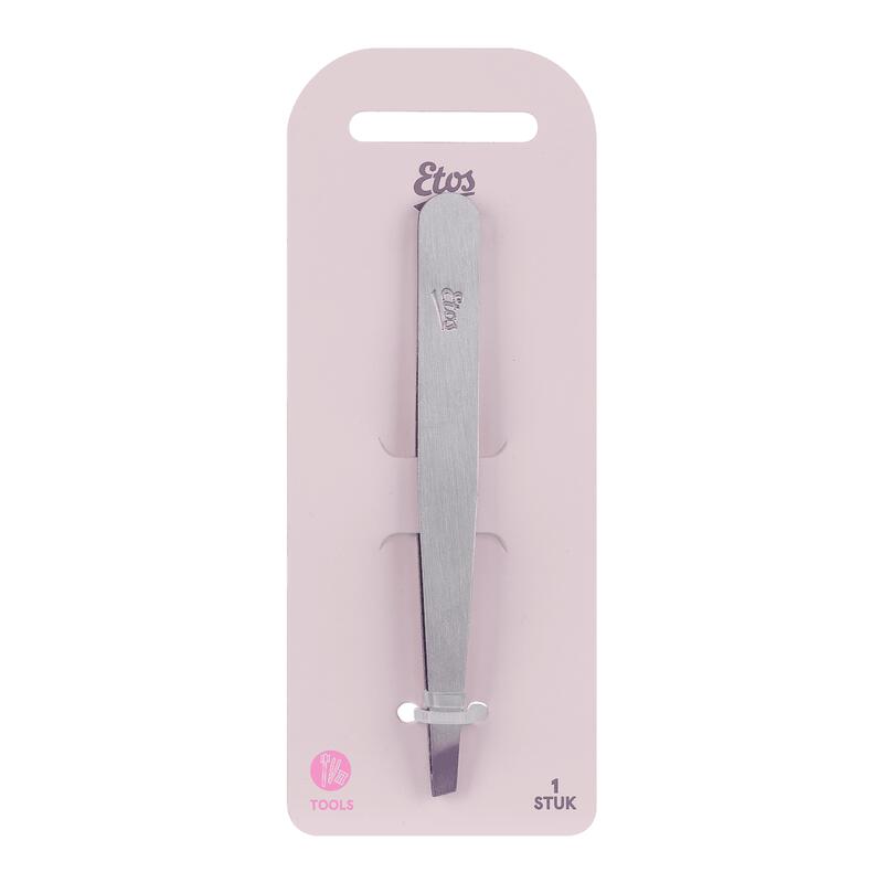Etos Pincet Schuin Zilver​