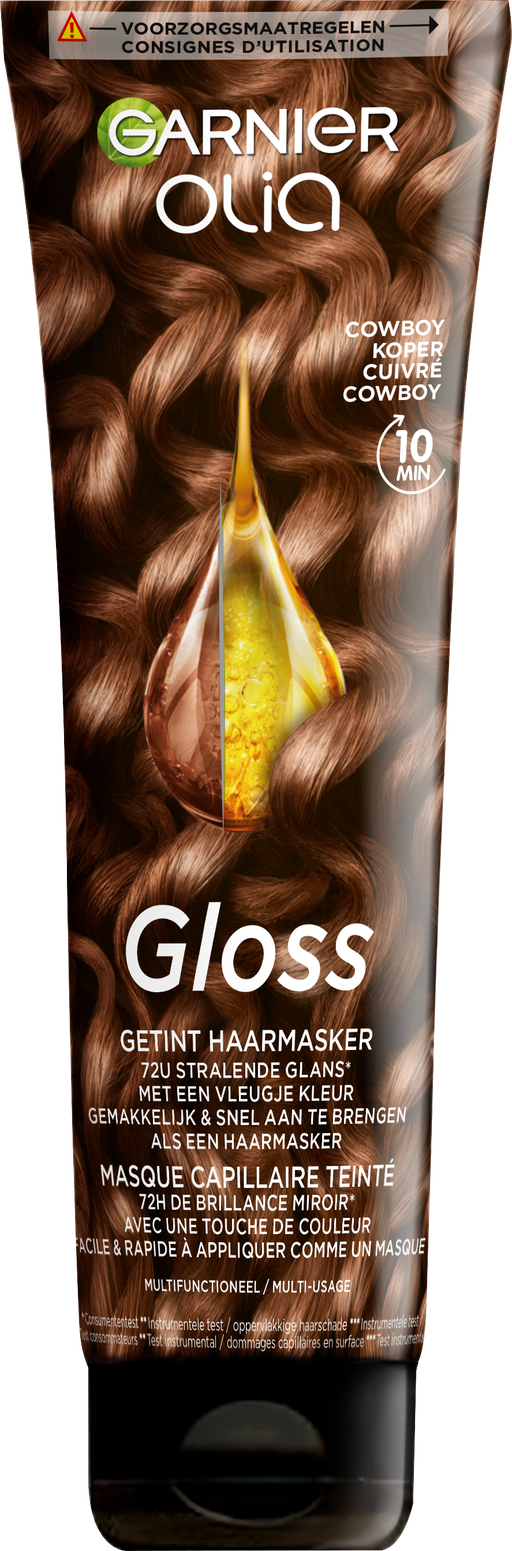 Garnier Olia Gloss Gekleurd haarmasker 5 Cowboy Koper
