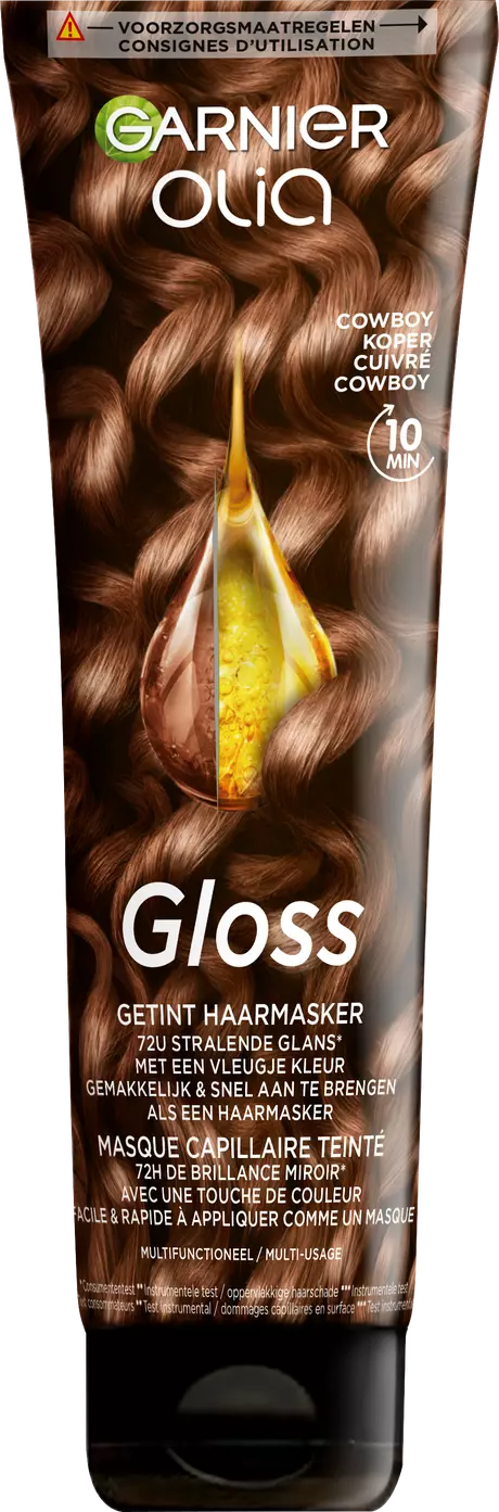 Garnier Olia Gloss Gekleurd haarmasker 5 Cowboy Koper