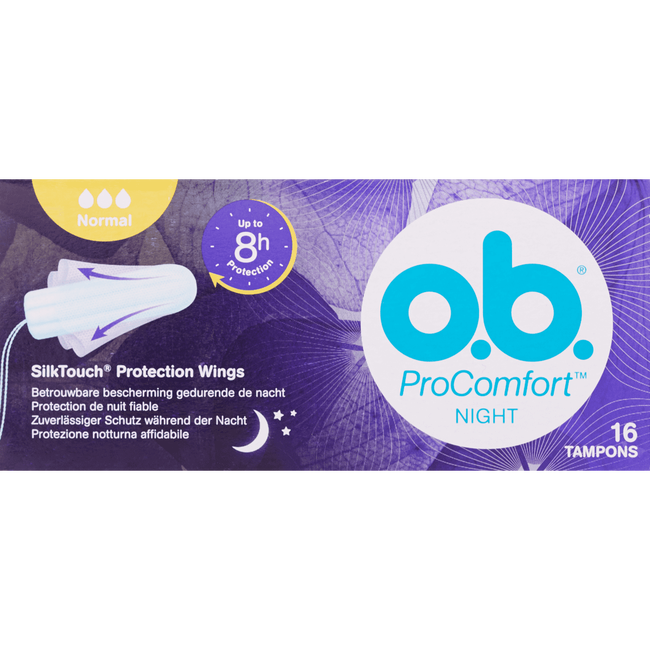 o.b. Night Tampons Normal 16 EA Etos