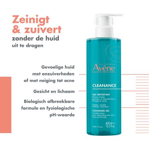 Avène Cleanance Reinigende Gel 400 ML