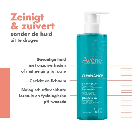 Avène Cleanance Reinigende Gel 400 ML