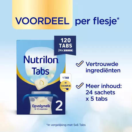 Nutrilon 2 Opvolgmelk 6-12 Maanden Tabs 27 gram